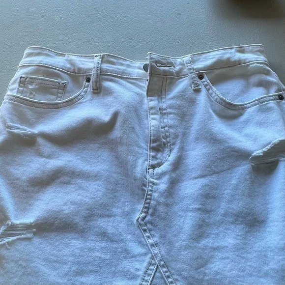 White Denim Skirt - Picture 4 of 8
